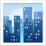 cityscape as rendered by Apple