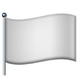 weiße Flagge as rendered by Apple
