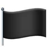 schwarze Flagge as rendered by Apple