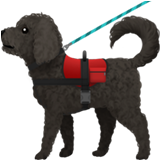 service dog as rendered by Apple