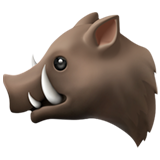 野猪 as rendered by Apple