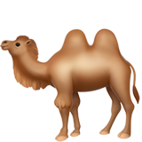 two-hump camel as rendered by Apple