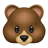熊 as rendered by Apple