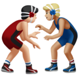 Men Wrestling: Light Skin Tone, Medium-Light Skin Tone, the design in this release
