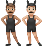 Men with Bunny Ears: Medium Skin Tone, Light Skin Tone, the design in this release
