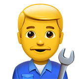 man mechanic as rendered by Apple