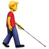 Man with White Cane Facing Right, the design in this release