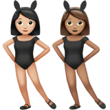 Women with Bunny Ears: Light Skin Tone, Medium Skin Tone, the design in this release