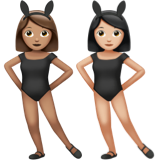 Women with Bunny Ears: Medium Skin Tone, Light Skin Tone, the design in this release