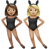 Women with Bunny Ears: Medium Skin Tone, Medium-Light Skin Tone, the design in this release