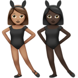 Women with Bunny Ears: Medium Skin Tone, Dark Skin Tone, the design in this release