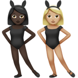 Women with Bunny Ears: Dark Skin Tone, Medium-Light Skin Tone, the design in this release