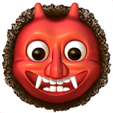demonio japonés oni as rendered by Apple