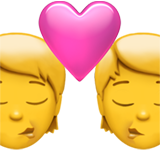 kiss as rendered by Apple