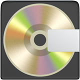 computer disk as rendered by Apple