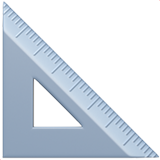 triangular ruler as rendered by Apple