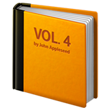 orange book as rendered by Apple