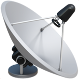 satellite antenna as rendered by Apple
