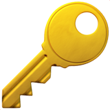 key as rendered by Apple