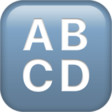 input latin uppercase as rendered by Apple