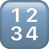 input numbers as rendered by Apple