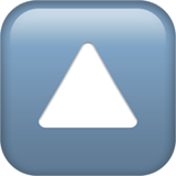 upwards button as rendered by Apple