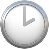 two o’clock as rendered by Apple