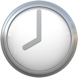 8:00 Uhr as rendered by Apple
