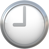 nine o’clock as rendered by Apple