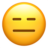 cara sin expresión as rendered by Apple