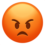 faccina accigliata as rendered by Apple
