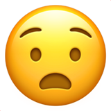 anguished face as rendered by Apple
