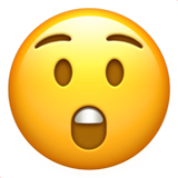 erstauntes Gesicht as rendered by Apple