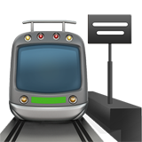 Bahnhof as rendered by Apple