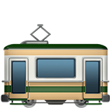 tram car as rendered by Apple