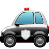 police car as rendered by Apple