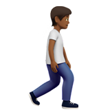 Person Walking Facing Right: Medium-Dark Skin Tone, the design in this release