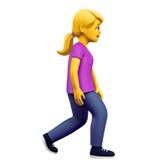 Woman Walking Facing Right, the design in this release