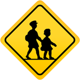 children crossing as rendered by Apple