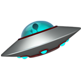 flying saucer as rendered by Apple