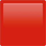 red square as rendered by Apple