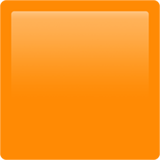 orange square as rendered by Apple