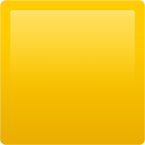 yellow square as rendered by Apple