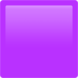 purple square as rendered by Apple
