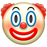faccina pagliaccio as rendered by Apple