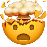 exploding head as rendered by Apple