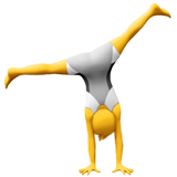 person cartwheeling as rendered by Apple