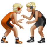 People Wrestling: Medium-Light Skin Tone, the design in this release