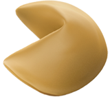 Glückskeks as rendered by Apple