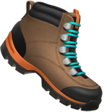 hiking boot as rendered by Apple